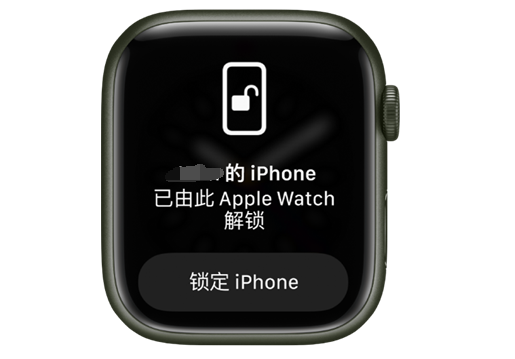 留坝苹果手机维修分享用 AppleWatch 解锁配备面容 ID 的 iPhone方法 