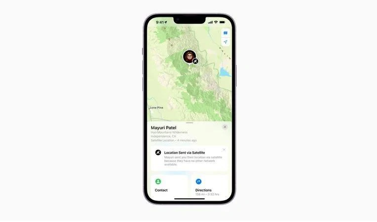 留坝苹果14维修分享iPhone14系列中 FindMy功能通过卫星分享位置方法教程 