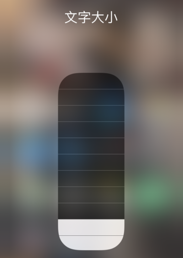 留坝苹果手机维修分享小技巧：在 iPhone 控制中心快速调节字体大小 